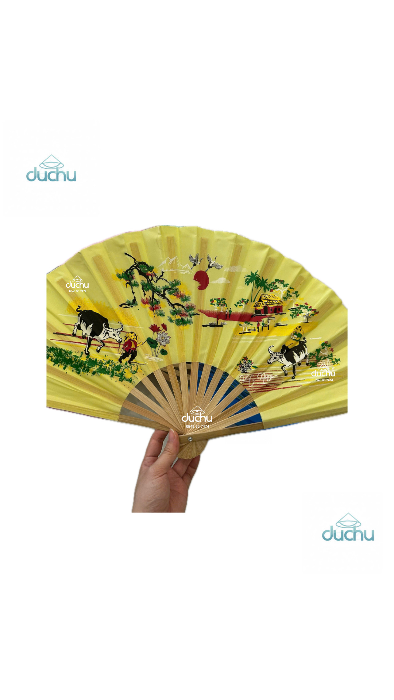 Quạt tre quạt giấy